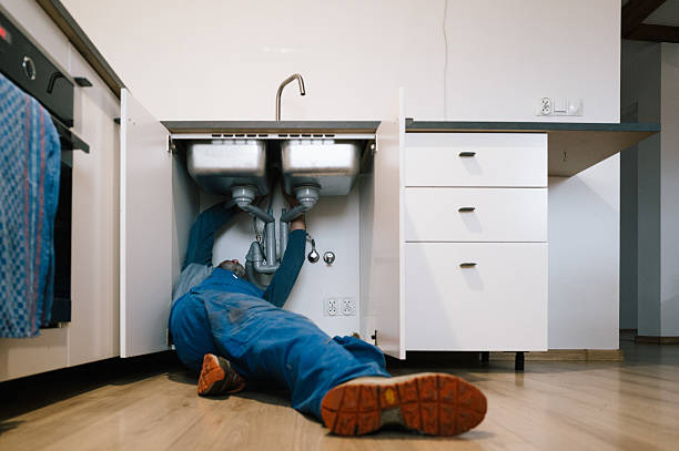 Professional Plumbing technician working in Badin, NC